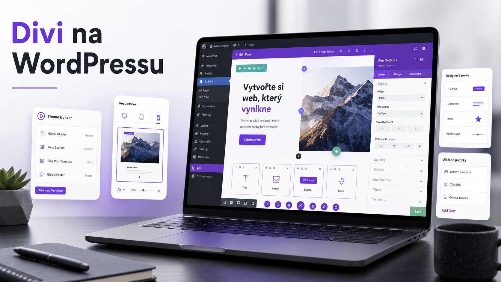 Divi od Elegant Themes pro tvorbu WordPress webu