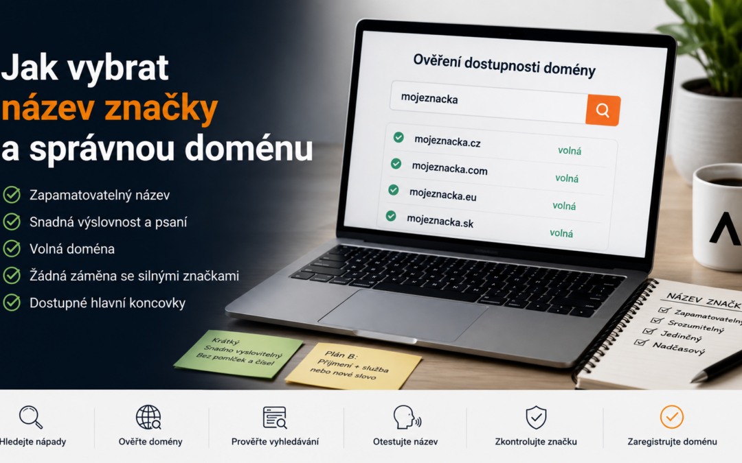 Jak vybrat název značky a správnou doménu