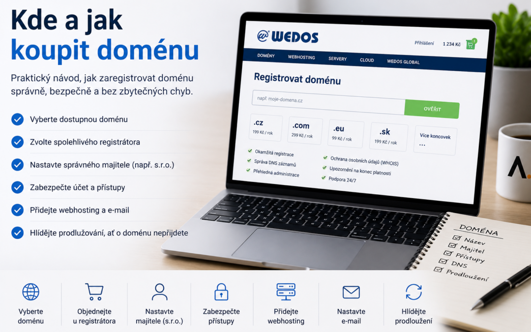 Kde a jak koupit doménu